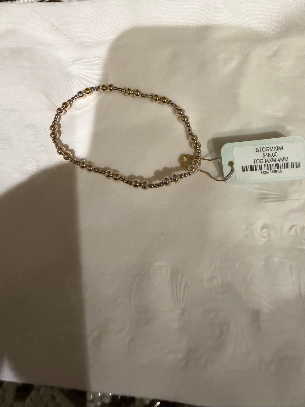 Enewton tog mxm 4mm Gold Beaded Women’s Bracelet NWT